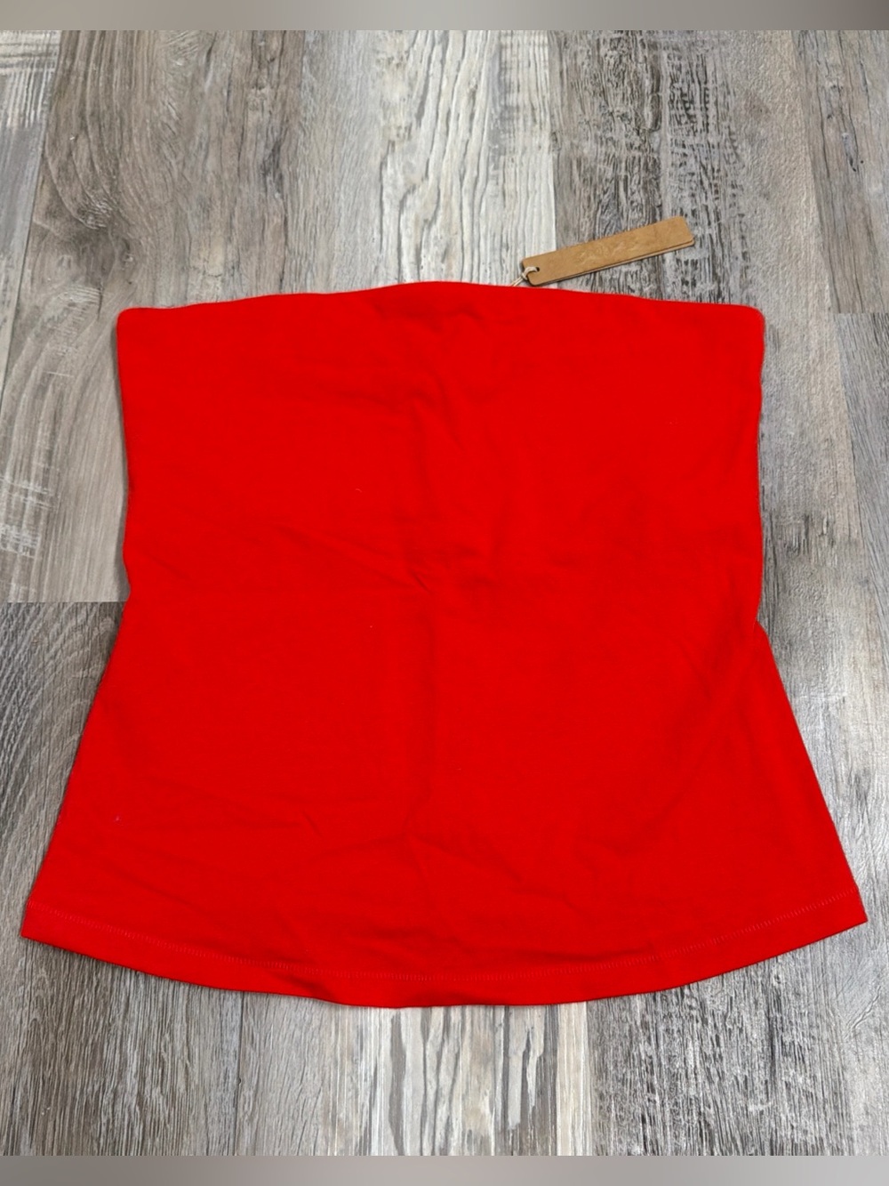 Skims cotton jersey tube top ruby size medium 
New with tag